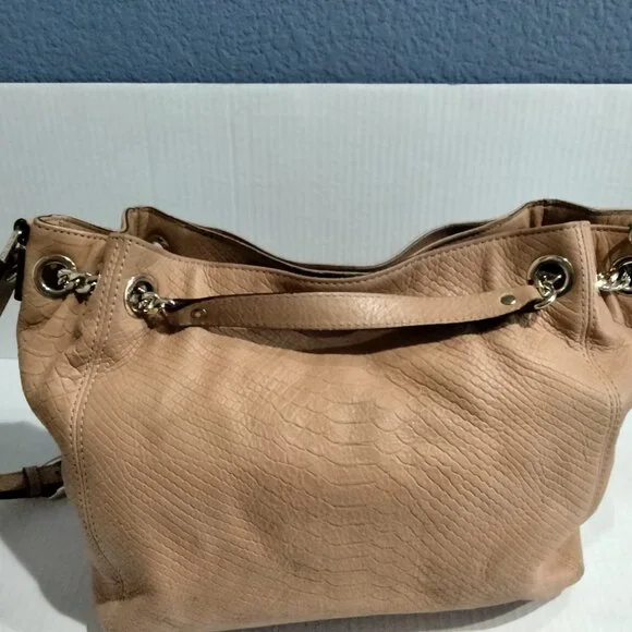 MICHAEL Michael Kors Tan Pebbled Leather Shoulder Bag - Picture 4 of 12